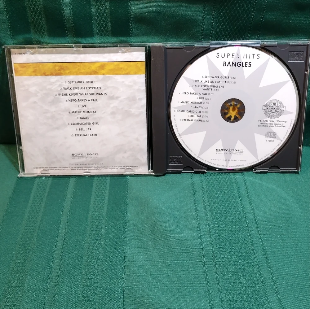 Bangles CD ( SUPER HITS ) - Picture 4 of 4